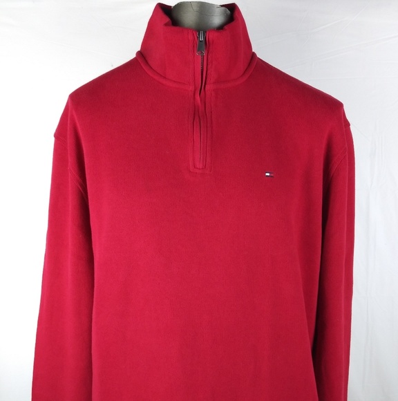 Tommy Hilfiger 4 Zip Mock Neck Sweater 
